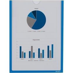 Cadre d'affichage d'informations ultradex bleu