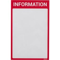Cadre ultradex information a4 rouge