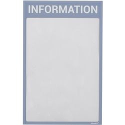Cadre ultradex information a4 gris