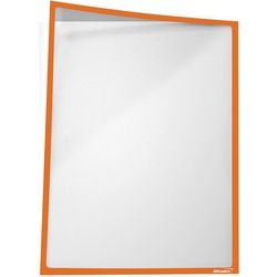 Cadre d'affichage d'informations ultradex orange pastel