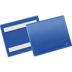 Pochette pour documents autocollante durable 176307 pp bleu foncé
