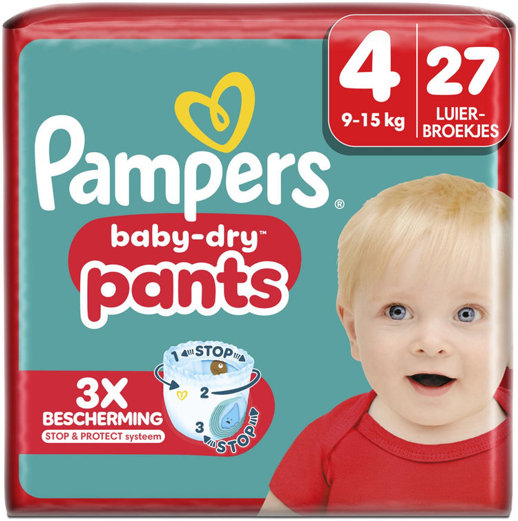 Pantalons à couches Pampers baby-dry pantalons taille 4 - 27 pantalons à couches - 9kg-15kg