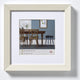 Walther fiorito - cadre en bois mdf - format photo 40x40 cm - blanc