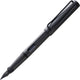 Stylo plume Lamy Safari Umbra - avec poignée ergonomique, plume en acier noir d'épaisseur d'écriture EF - plastique ASA résistant - avec cartouche d'encre T 10 bleue