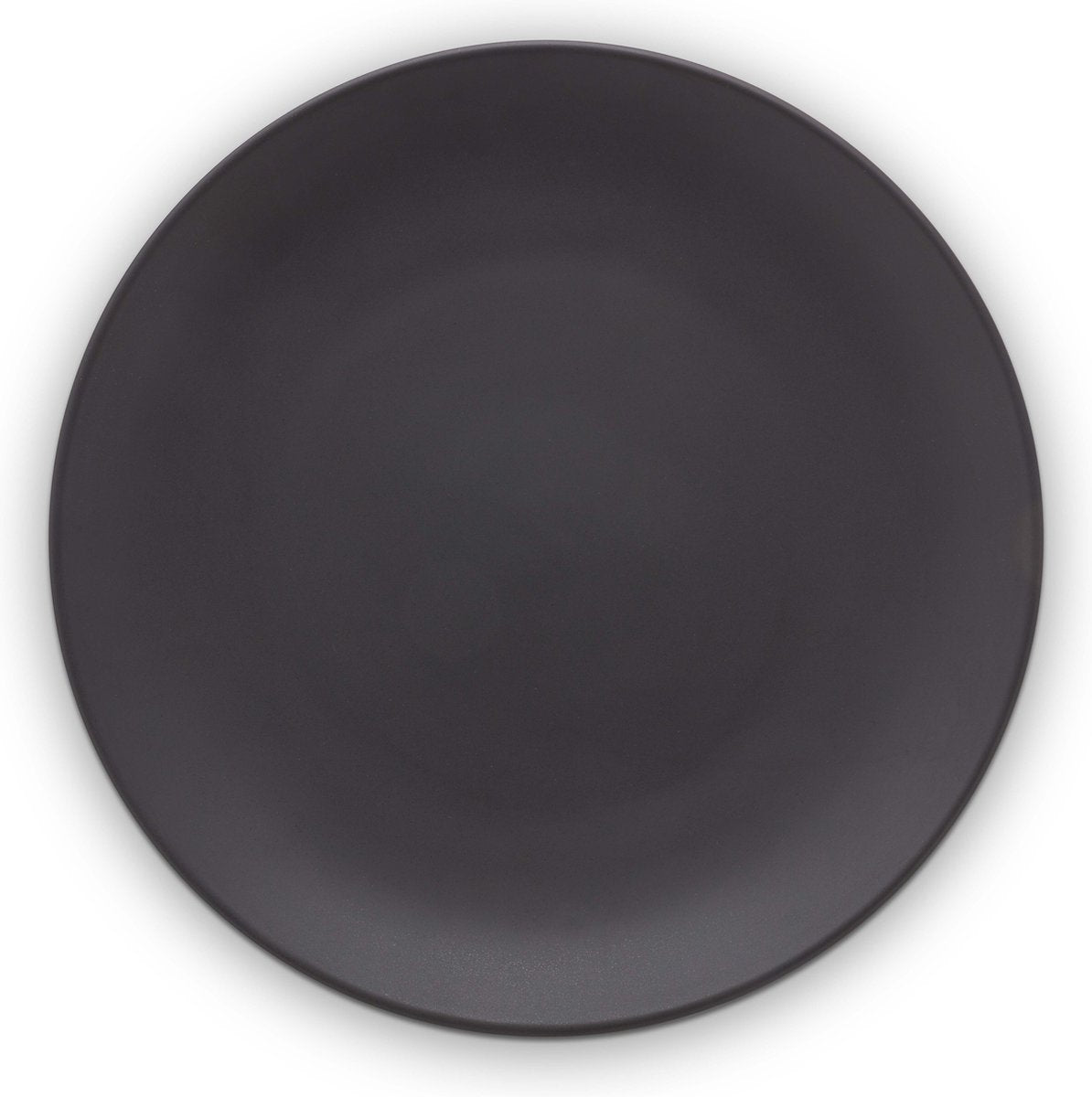 Assiette plate Vtwonen - noir mat - porcelaine - 25,5cm
