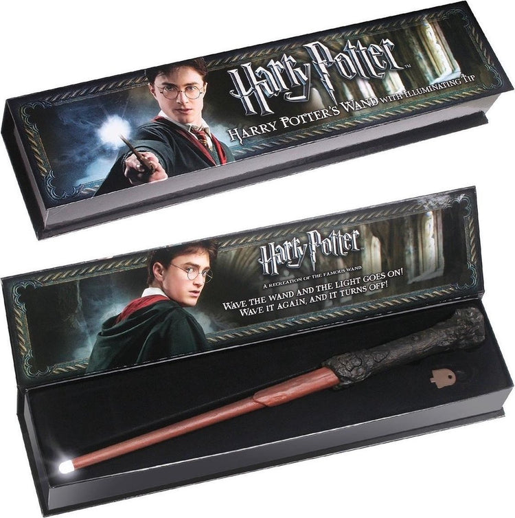 Sans marque sans marque Harry Potter (magie) baguette réplique Harry's baguette lumineuse marron
