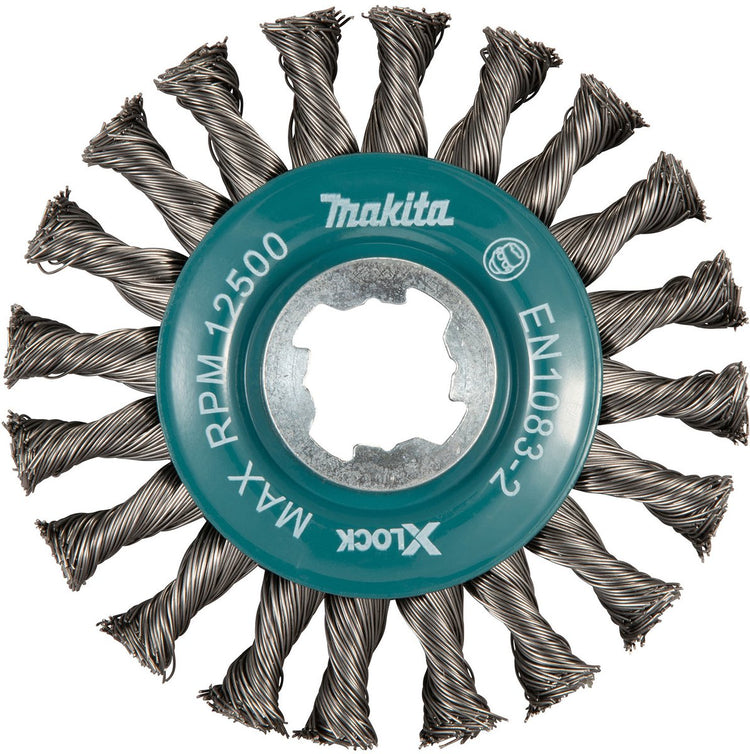 Accessoires Makita brosse ronde 115mm acier x-lock - d-73405 d-73405
