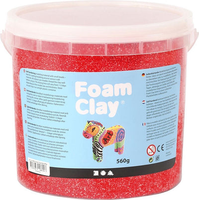 Argile en mousse - rouge, 560gr.