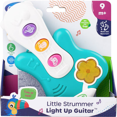 Playgro - guitare lumineuse - instrument de musique jouet pour bébé - jouets pour bébé - instrument de musique pour bébé - jouets interactifs pour bébé - jouets éducatifs - cadeau de maternité - guitare pour bébé - jouets avec lumière et son