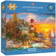 Gibsons - île phare (par dominic davison) - 500 pièces 48×34cm (l×h) - puzzle pour adultes