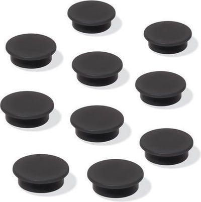 Aimants Sigel - meet up - pour tableau blanc - 25 mm - 10 pièces - noir - si-mu196