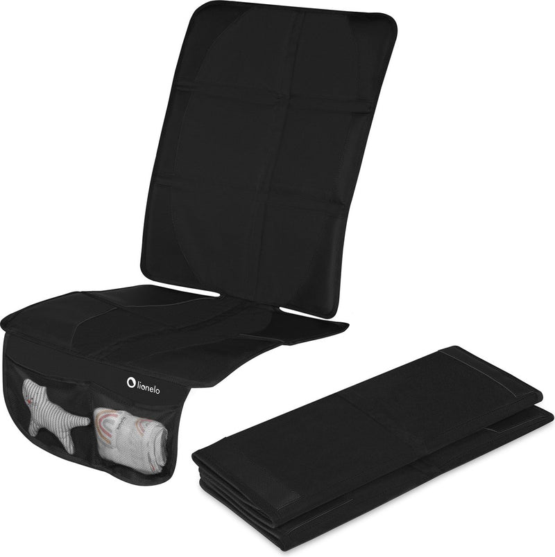 Lionelo sikker - tapis de protection sous l'assise - antidérapant, imperméable, antichoc, sangles de fixation réglables, compatible isofix