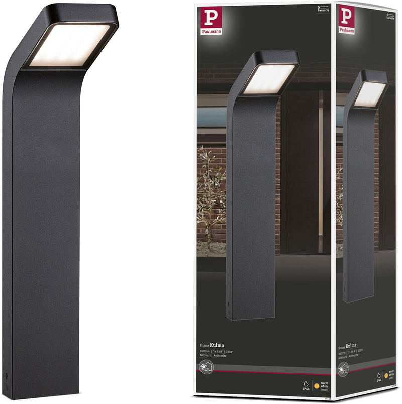 Paulmann Borne d'éclairage LED Kulma résistante à l'eau de mer IP44 500 mm 3000K 7,5W 520lm 230V aluminium anthracite