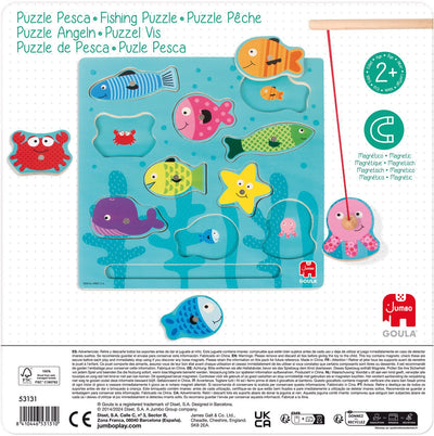 Goula jumbo - - puzzle aimant poisson - 10 pièces