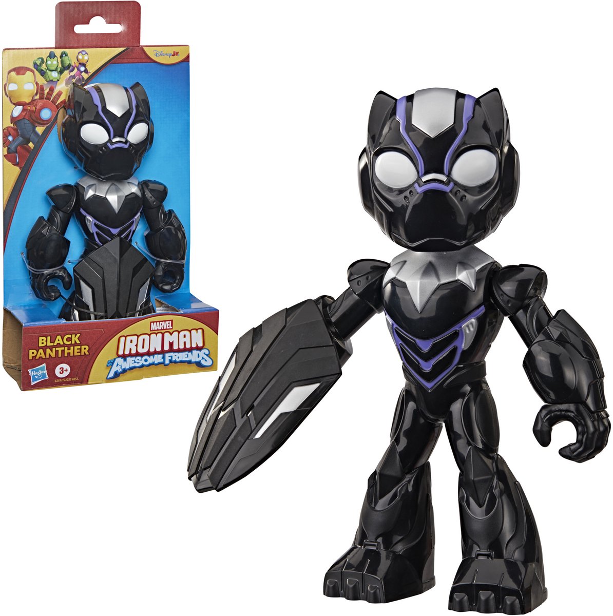Marvel Iron Man et ses super amis Black Panther - figurine 23cm