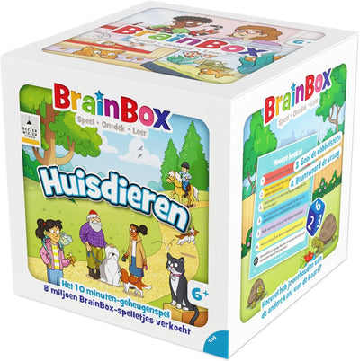 Asmodee jeu de cartes éducatif brainbox animaux pour enfants.
