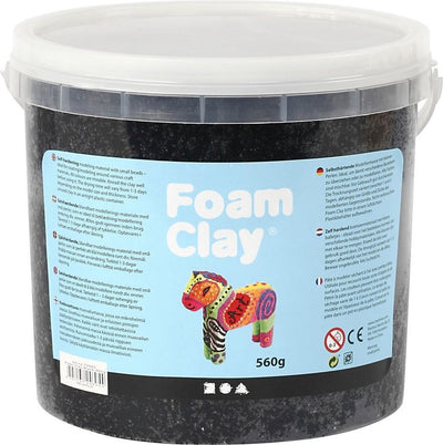 Clay en mousse noire, 560gr.