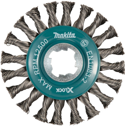 Accessoires Makita brosse ronde 115mm acier x-lock - d-73405 d-73405