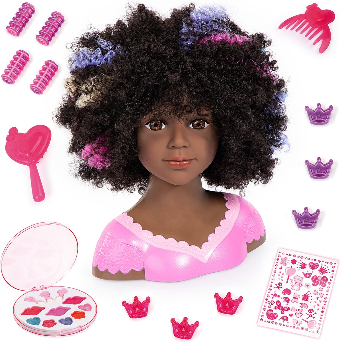 Bayer design - charlene super model hood - maquillage - accessoires cheveux