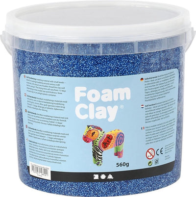 Argile en mousse - bleu, 560gr