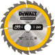 Série de construction Dewalt - lame de scie - 165 mm - 24 dents - bois