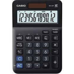 Calculatrice Casio MS-20F noire 12 chiffres