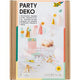 Décoration de fête folia girls papier multicolore