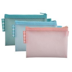 Sac à fermeture éclair exacompta 37120e eva (éthylène-acétate de vinyle) multicolore