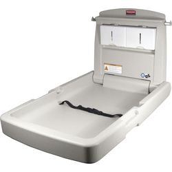 Station à langer Rubbermaid 76192599 polypropylène gris