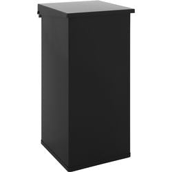 Dutchdesign poubelle à pédale 31709809 aluminium thermolaqué noir