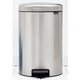Brabantia poubelle à pédale 55111907 acier inoxydable (acier inoxydable) argent
