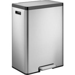 Eko poubelle à pédale 31187713 acier inoxydable (acier inoxydable) argent