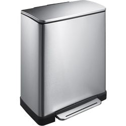 Eko Eko Garbage Can with Pedal E-Cube 28 L + 18 L MATT COLORED SIGHT