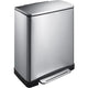 Eko Eko Garbage Can with Pedal E-Cube 28 L + 18 L MATT COLORED SIGHT