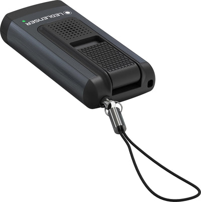 Ledlenser k6r sécurité gris - porte-clés - rechargeable - 400 lumens - alarme