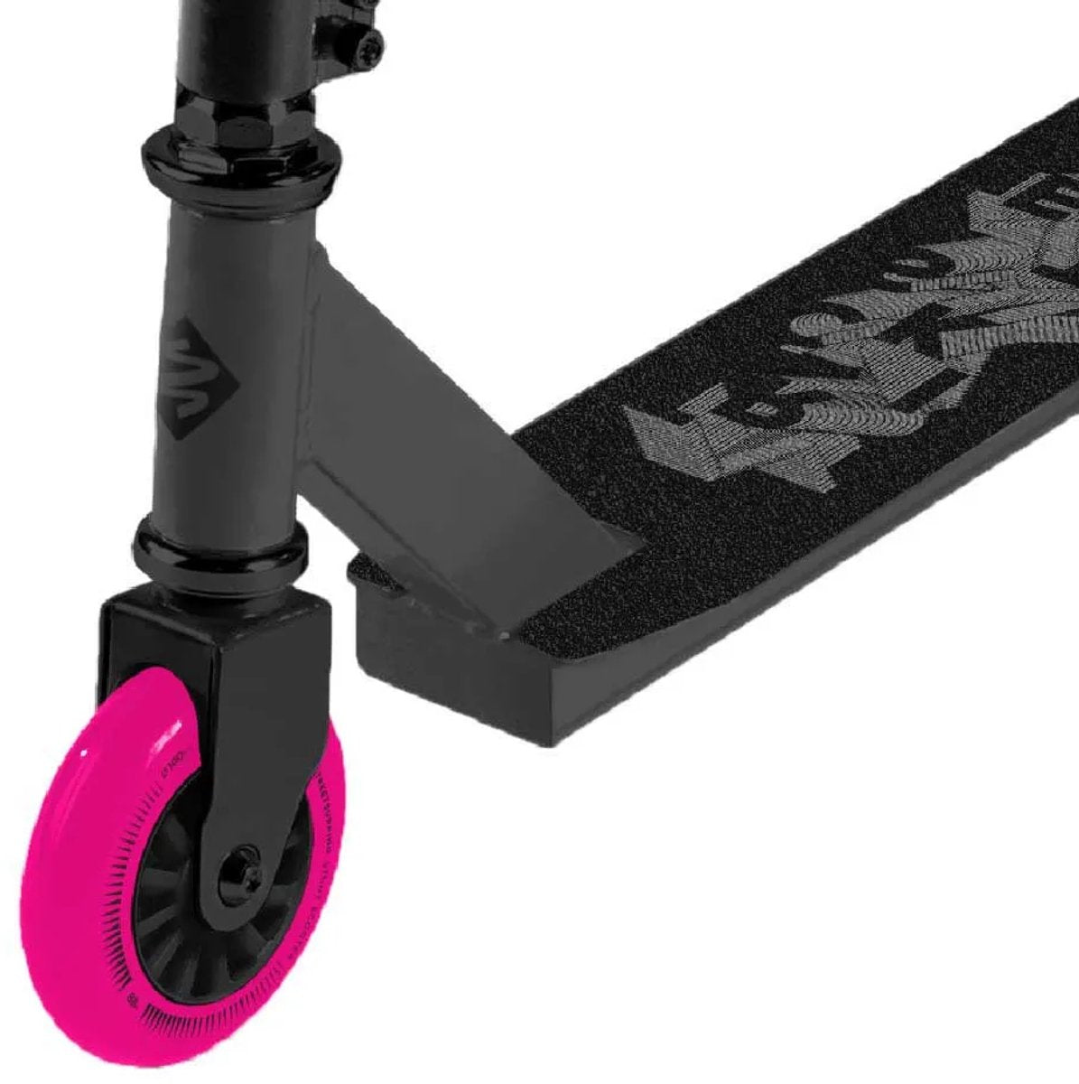 Streetsurfing street surf - trottinette freestyle trickster - aube rose - roues 100 mm