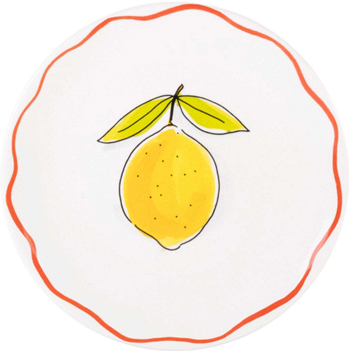 Blond Amsterdam, pâtes : assiette 18 cm citron