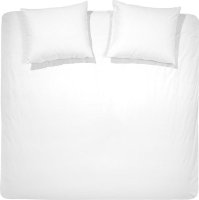 Housse de couette matin Cendrillon - double - twin extra large - 260x200 220 cm - blanc + 2 taies d'oreiller 60x70