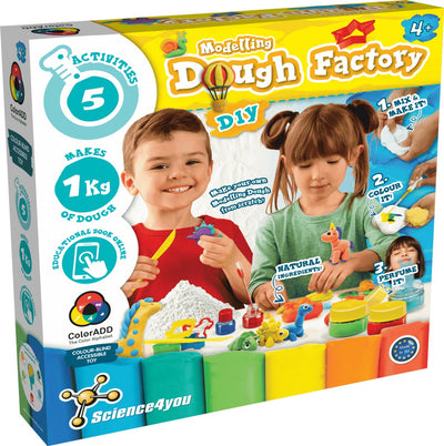 Science 4 you science4you pâte usine – kit de jeu en argile à monter soi-même – boîte d'expérimentation créative avec outils instructions pédagogiques – à partir de 6 ans