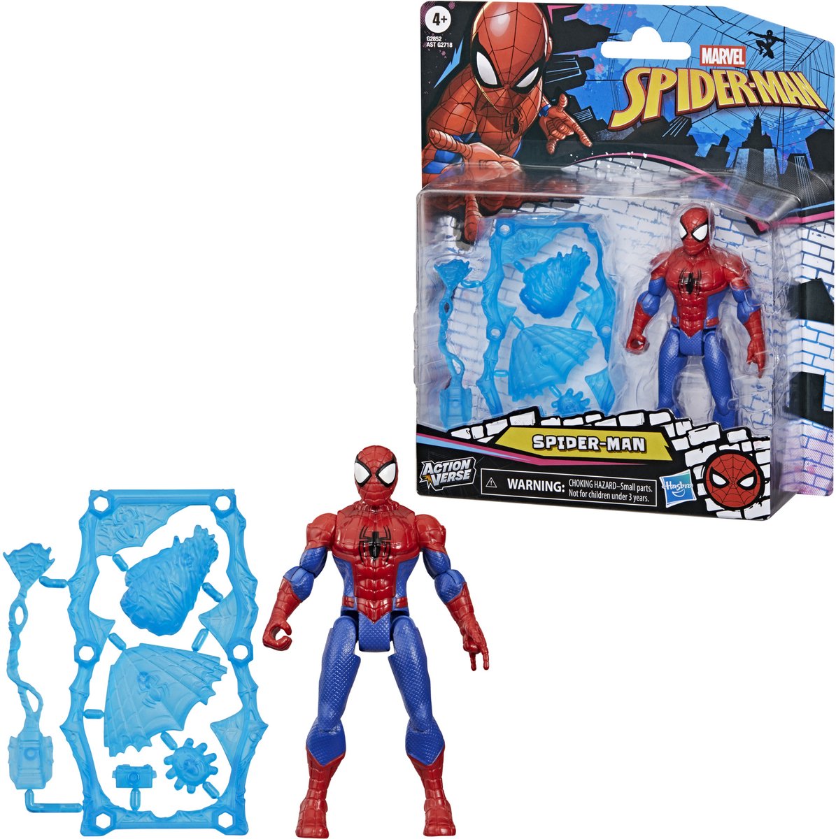 Marvel Spider-Man Actionverse Spider-Man - figurine articulée
