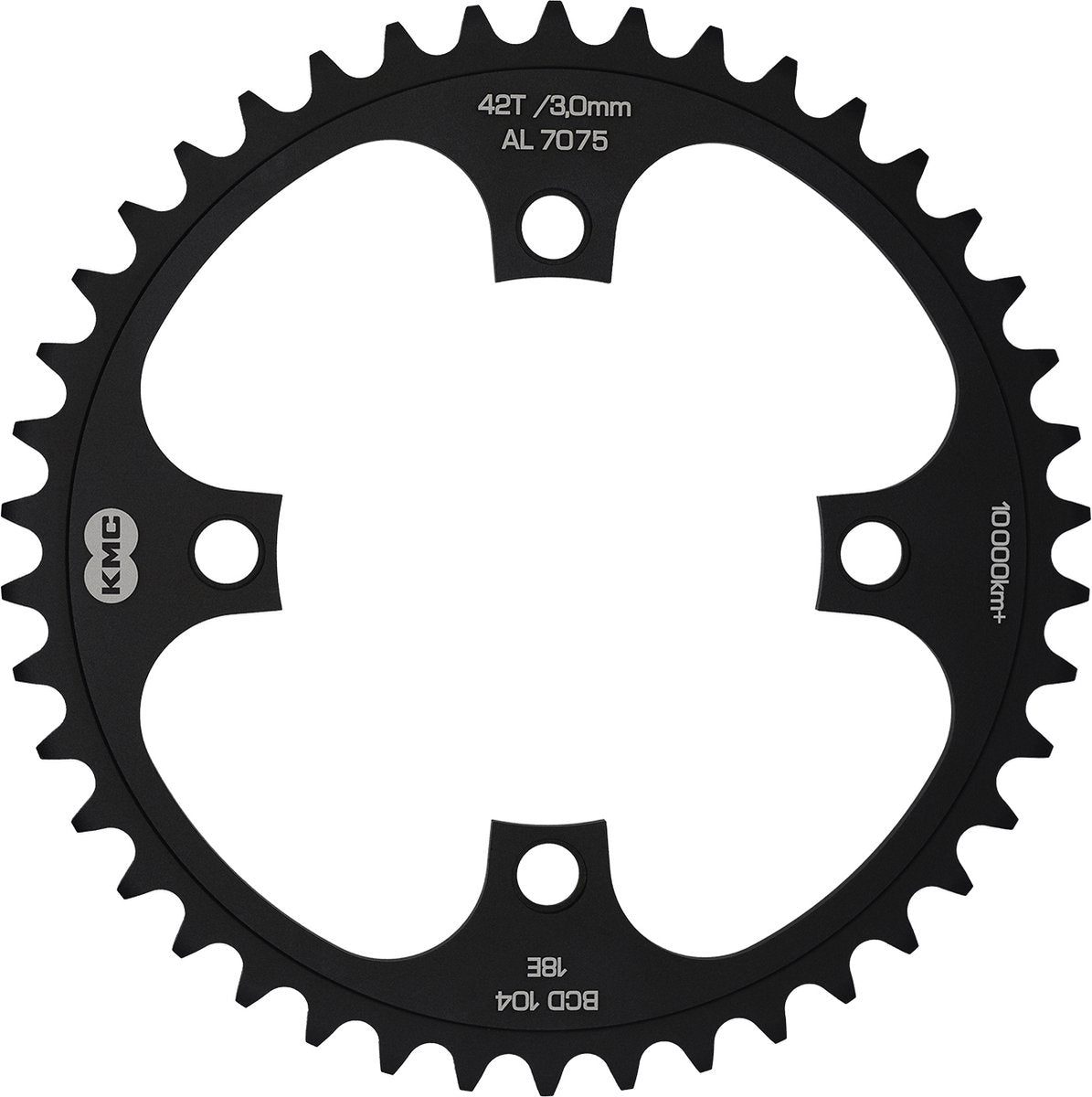 Plateau KMC 42t 1 8 BCD 104