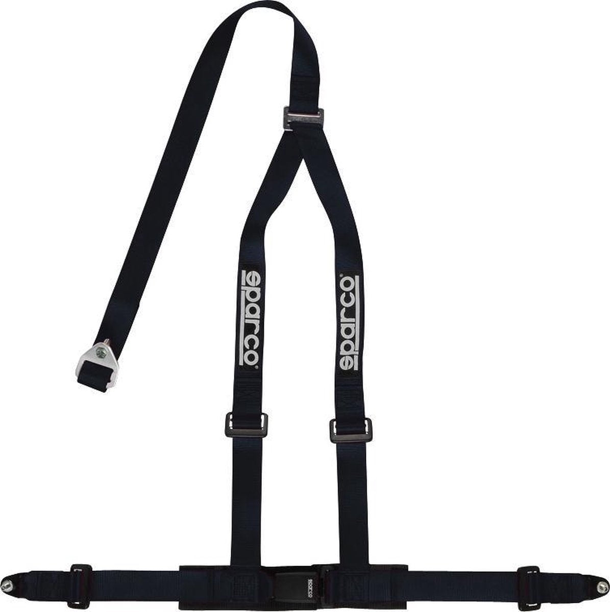 Ceinture de sport Sparco 3 points - noire - incl. montage par vis (marque e)