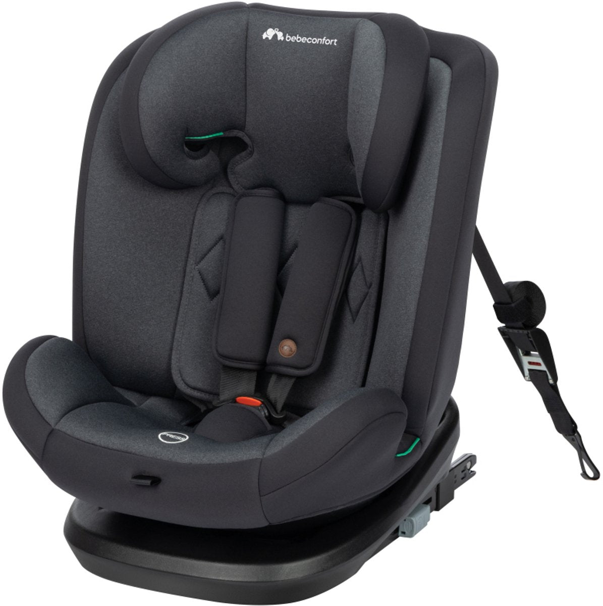 Bebeconfort everfix i-size - siège auto - teinté noir - de la naissance à env. 10 12 ans