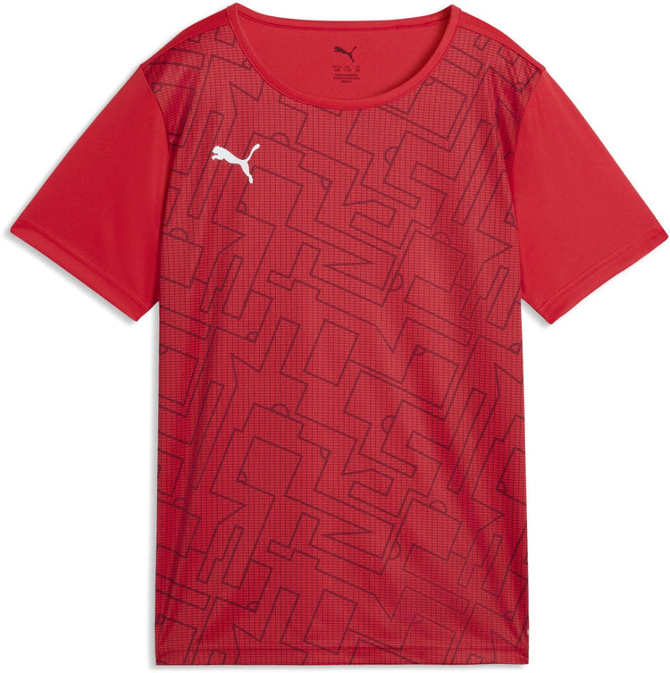 Puma Individualrise Graphic Jersey Jr T-shirt de sport pour garçons - rouge-équipe regal rouge
