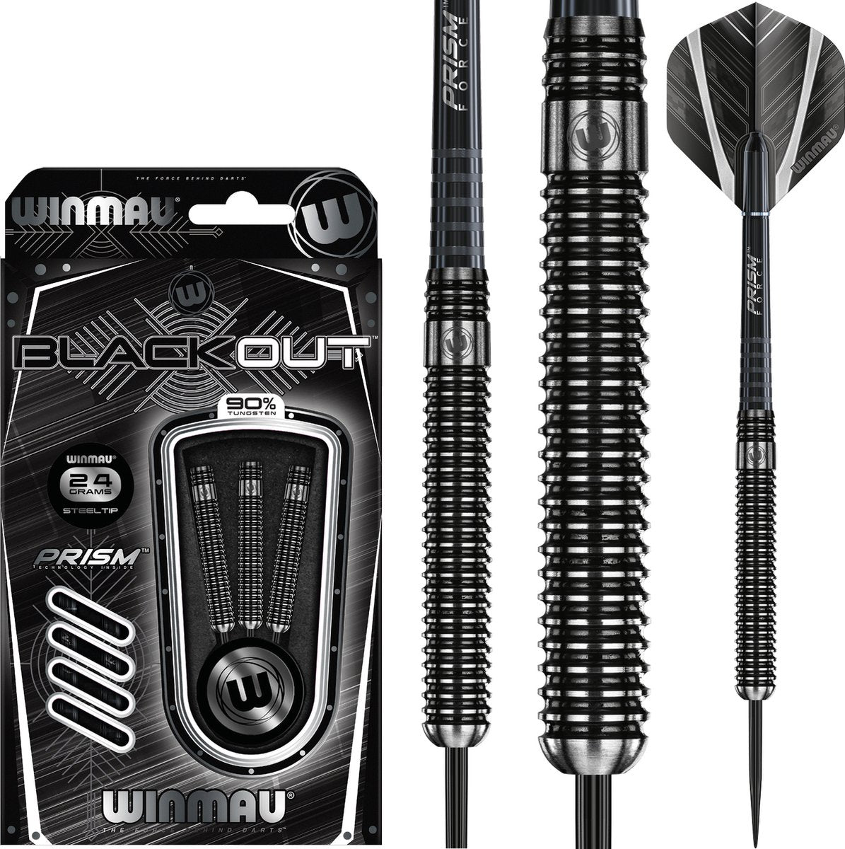 Winmau blackout 1 90% - fléchettes