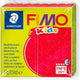 Fimo kids pâte à modeler 42 g rouge pailleté