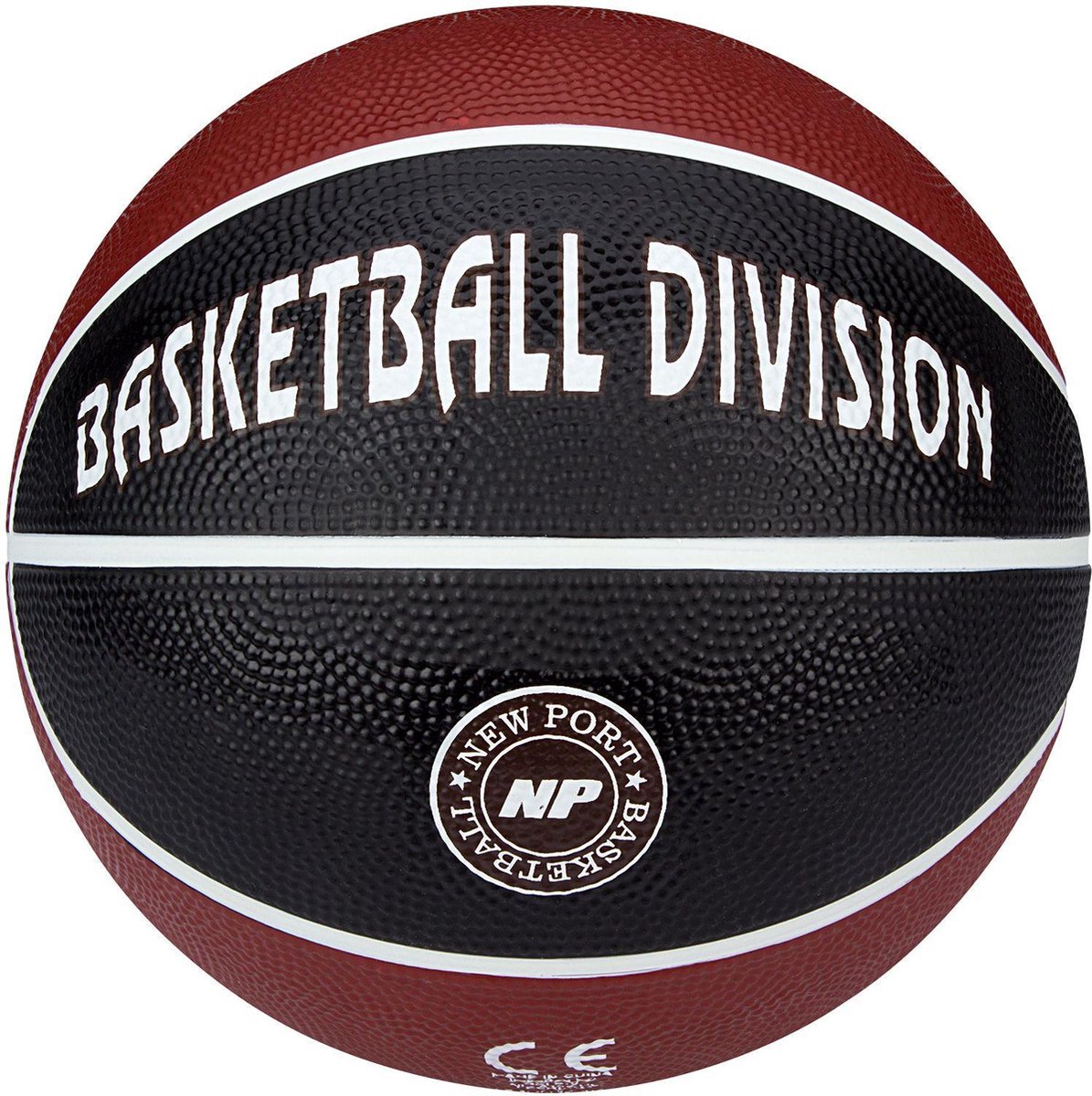 Mini basket imprimé New Port - bordeaux noir et blanc - 3