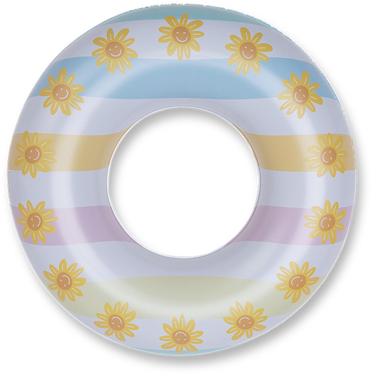Swim essentials beach palms - piscine - ø55 cm - multicolore - fleurs arc-en-ciel - enfant
