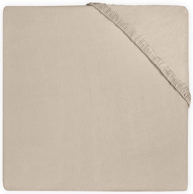 Jollein - coffret drap housse bébé jersey (nougat) - coton - coffret drap housse - 75x95cm