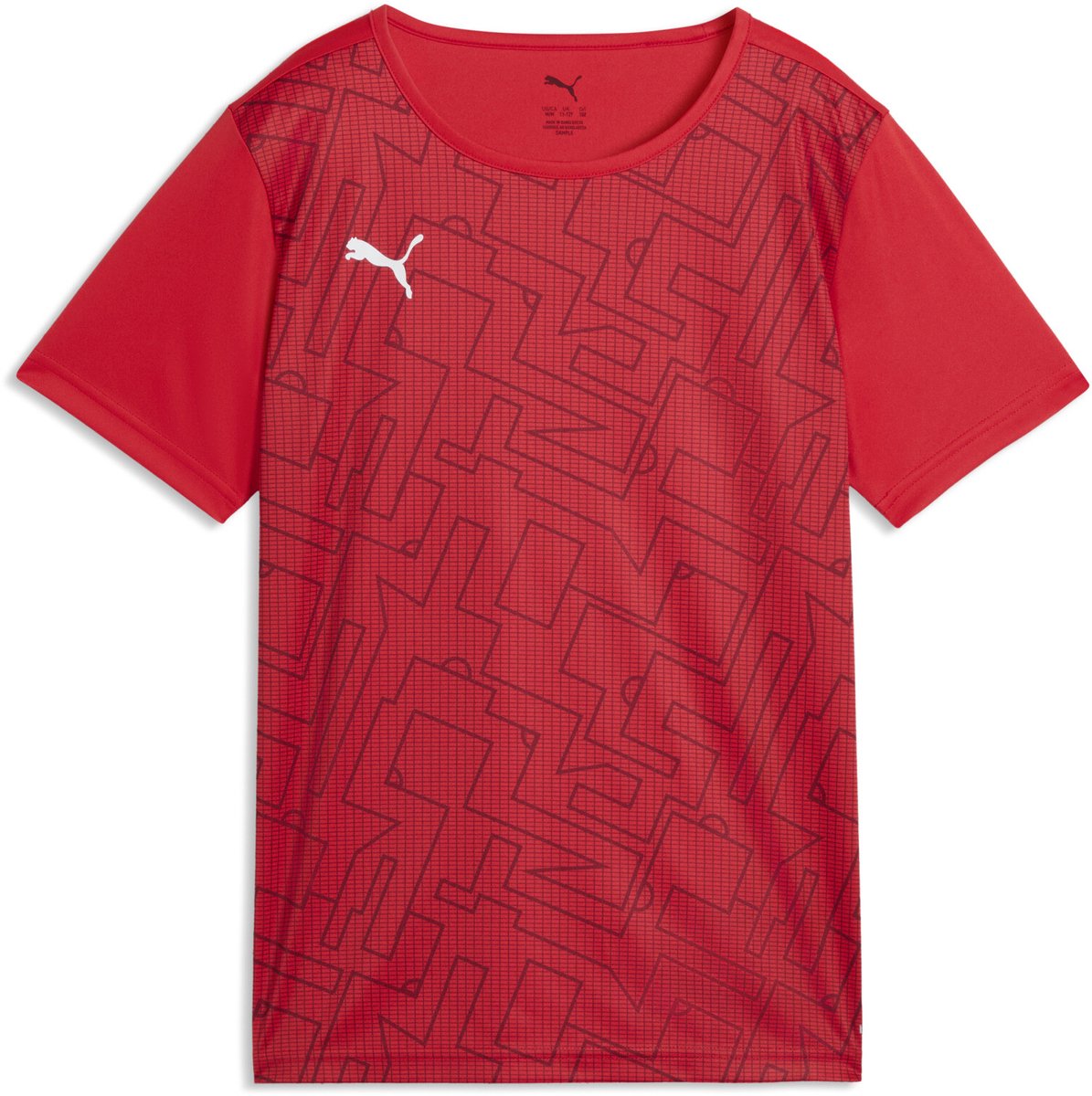 Puma Individualrise Graphic Jersey Jr T-shirt de sport pour garçons - rouge-équipe regal rouge